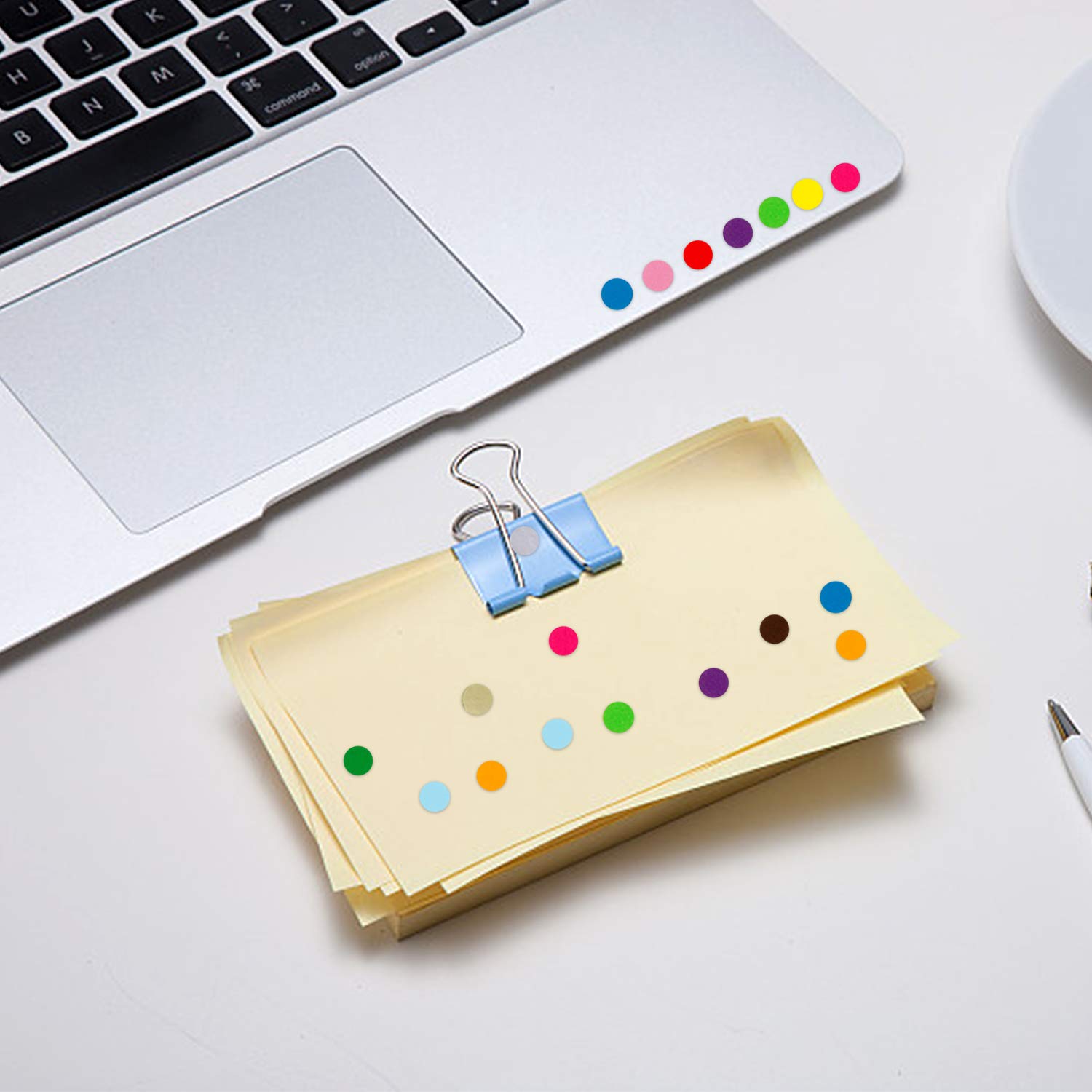 Amazon.com : JANYUN 26656-Piece 1/4 Inch Color Dot Stickers for